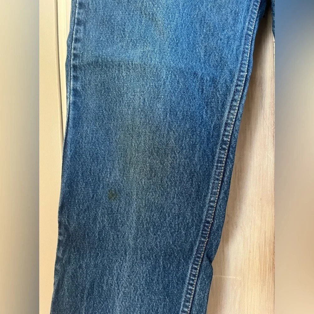 VINTAGE ORANGE TAB 509 LEVIS men's denim jeans 34'' 34'' made in USA zip fly